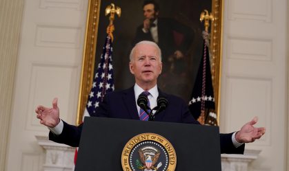 Presidente dos EUA, Joe Biden, em Washington