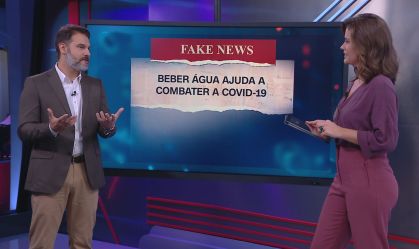 Correspondente Médico: É falso que beber água ajuda no combate ao coronavírus