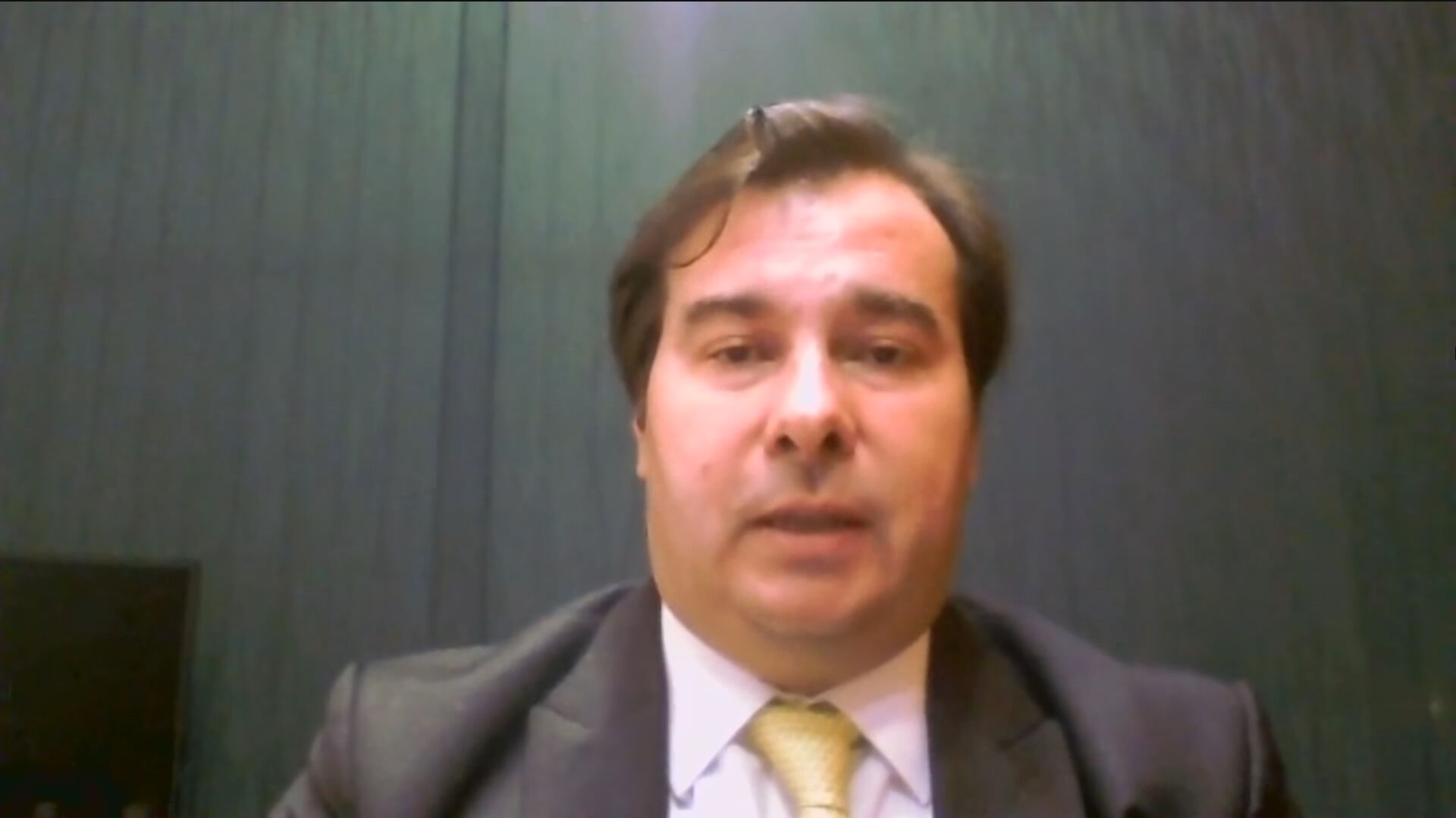 Presidente da Câmara dos Deputados, Rodrigo Maia em entrevista para a CNN (16.ab