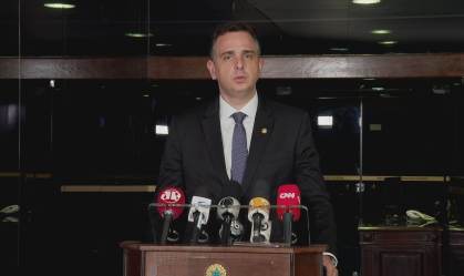 O presidente do Senado, Rodrigo Pacheco (DEM-MG) (08.abr.2021)