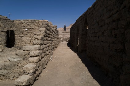Visão geral das ruínas da cidade perdida de 3.000 anos. Fotos tiradas em 10 de a