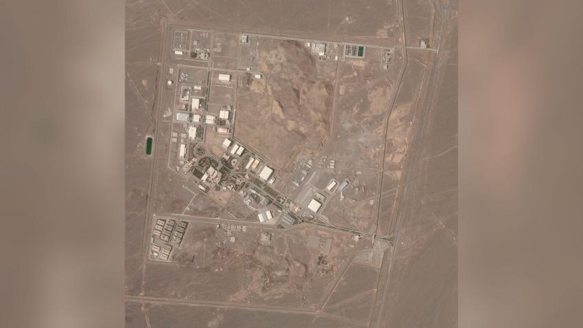 Nos últimos meses, o Irã elevou o enriquecimento a uma pureza de 20%, nível no qual o urânio é considerado altamente enriquecido • Foto: Planet Labs Inc./AP