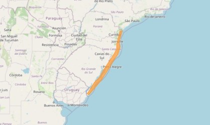 Inmet alerta para ventos severos causados por ciclone no litoral da região Sul