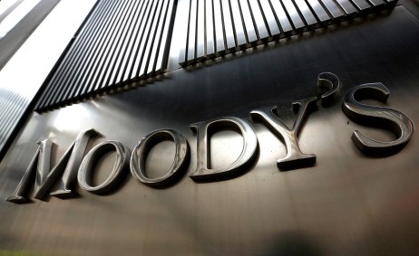 Placa da Agência Moody's
