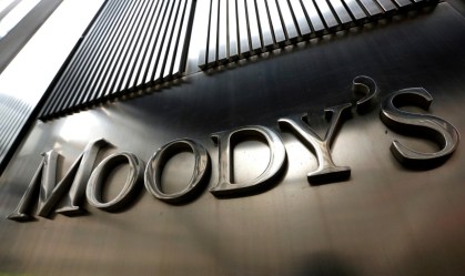 Placa da Agência Moody's
