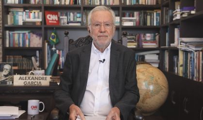 Alexandre Garcia no quadro Liberdade de Opinião