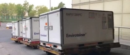 Conteiners especiais de armazenamento transportam 3 mil litros de IFA