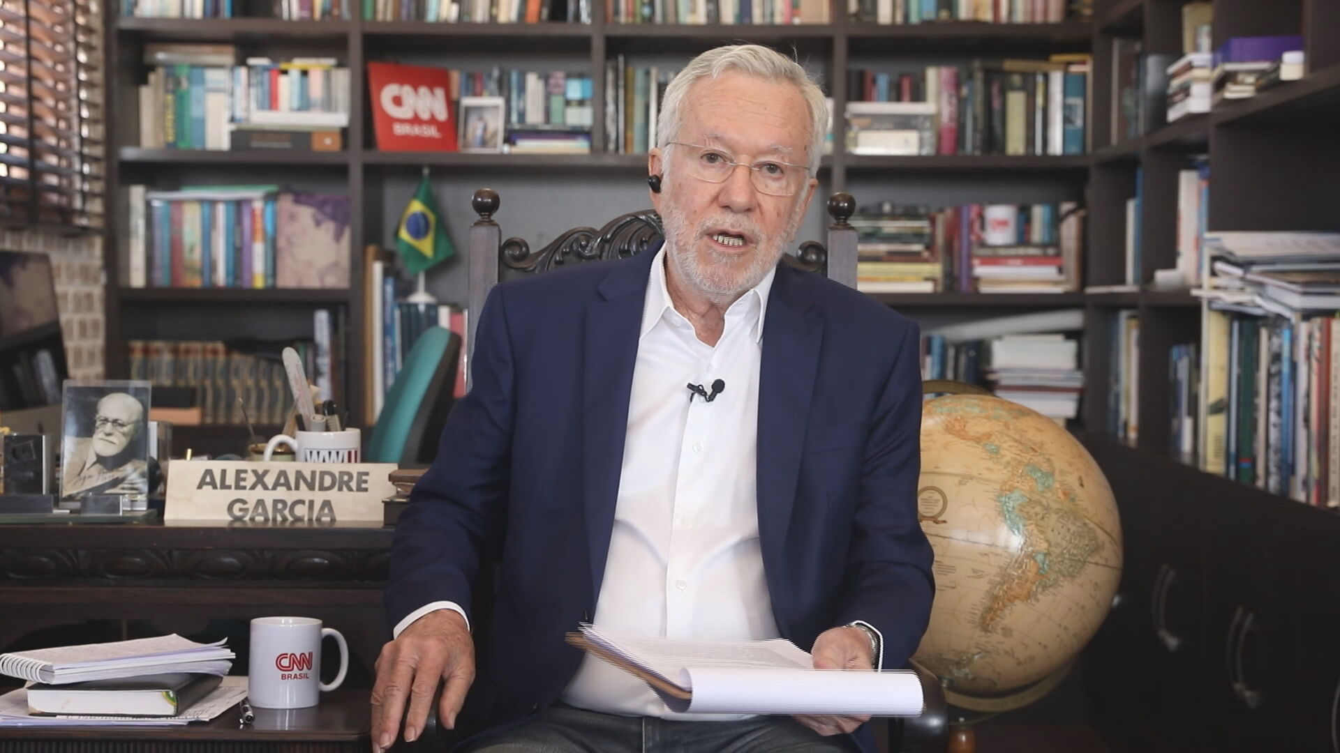 Alexandre Garcia no quadro Liberdade de Opinião