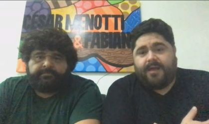 César Menotti e Fabiano vão doar arrecadação de live para hospitais