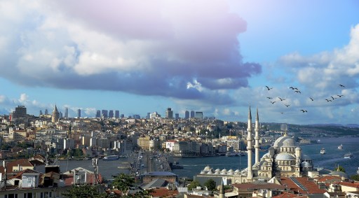 Vista de Istambul, na Turquia