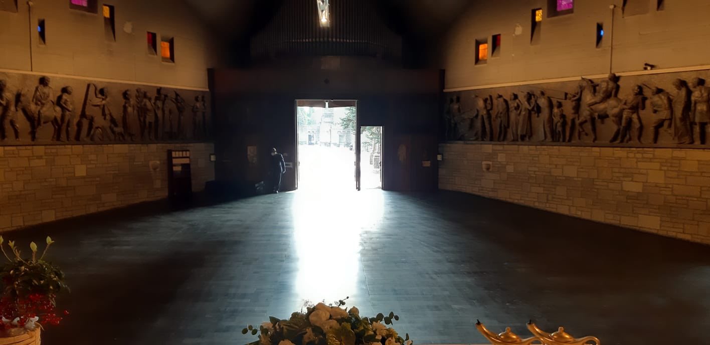 Igreja do cemitério da cidade de Bergamo, na Itália