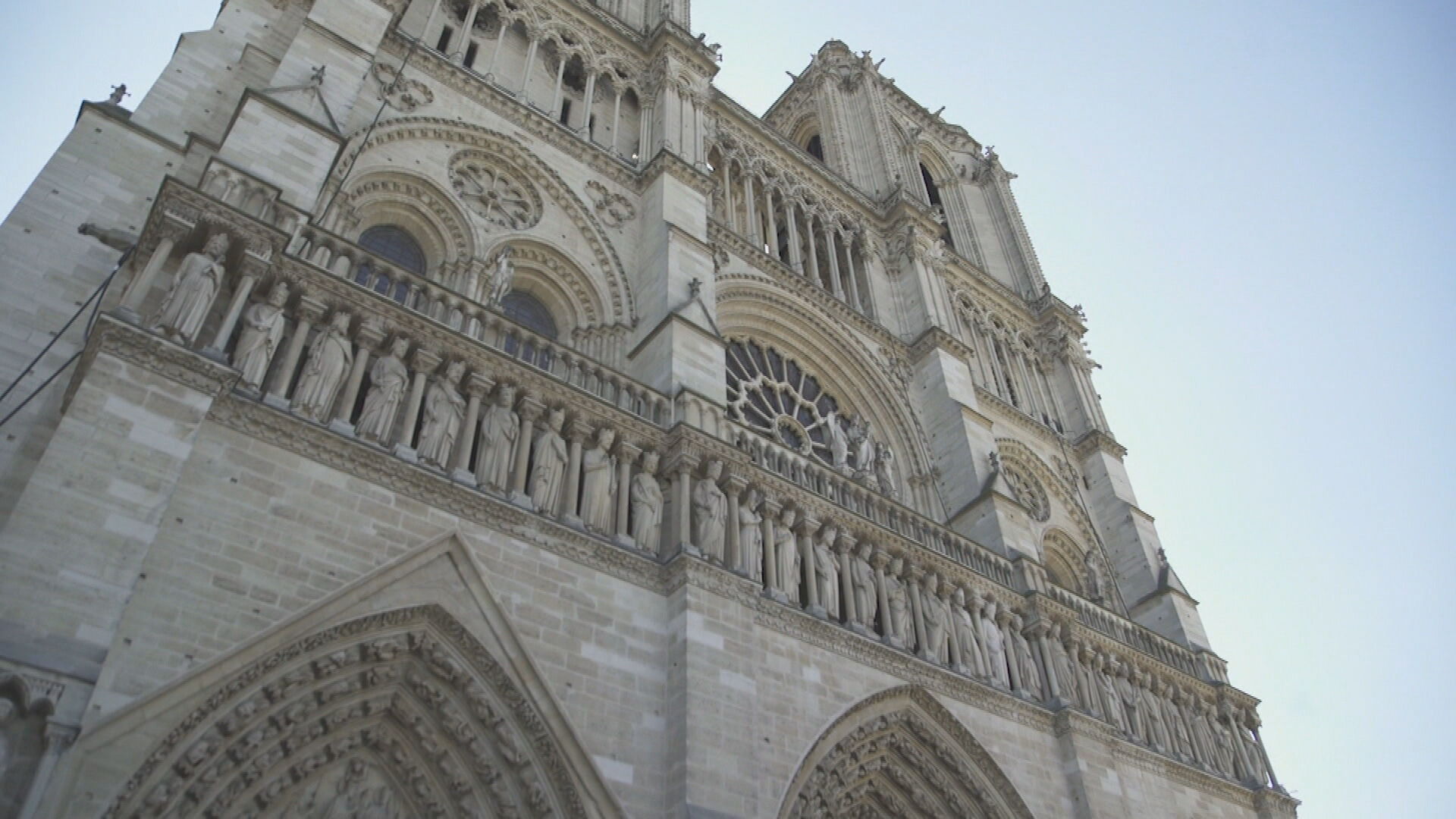 A catedral de Notre-Dame dois anos após incêndio (15.abr.2021)