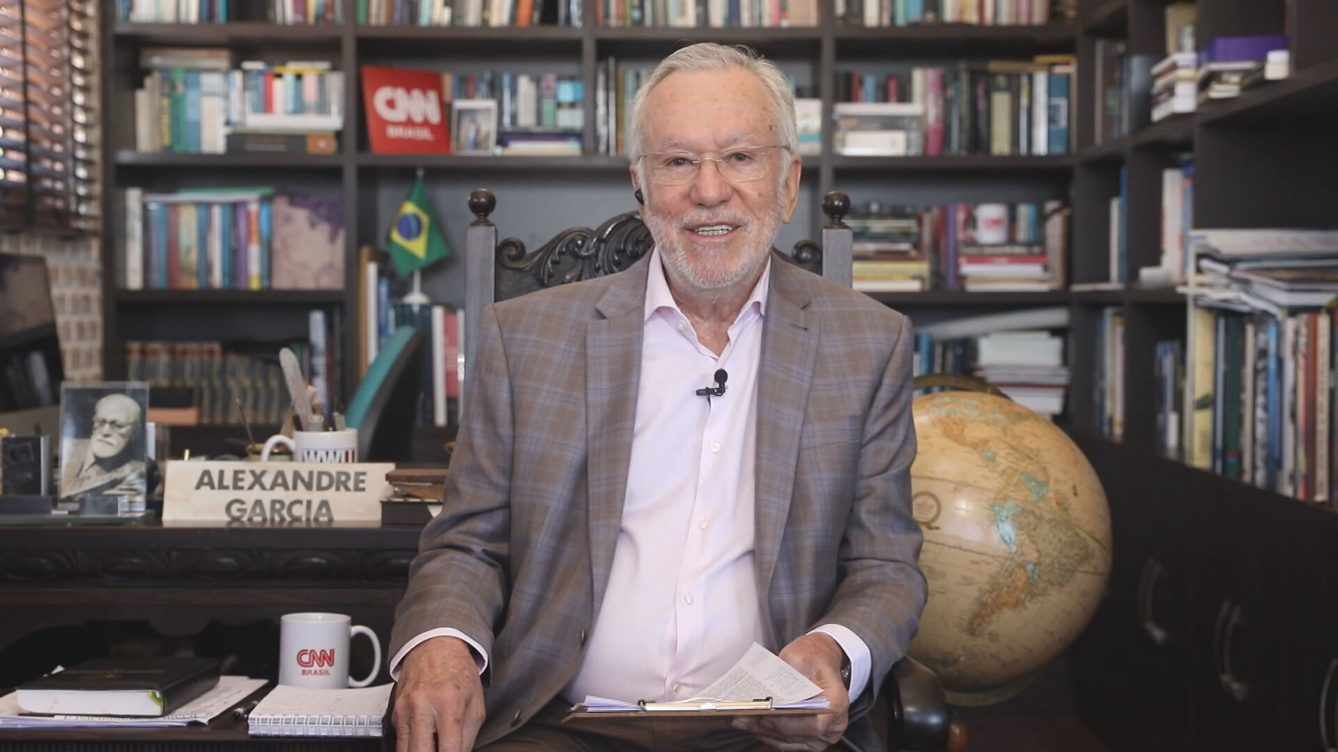 Alexandre Garcia no quadro Liberdade de Opinião