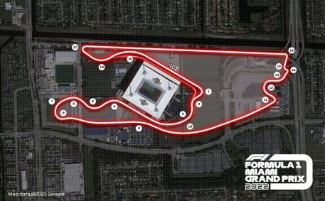 Circuito da F1 em Miami terá 5,4km e 3 retas com possibilidade de ultrapassagens