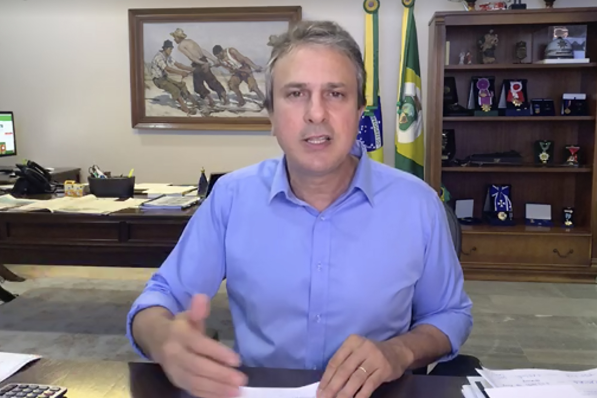 Governador Camilo Santana (PT) anuncia prorrogação isolamento no Ceará