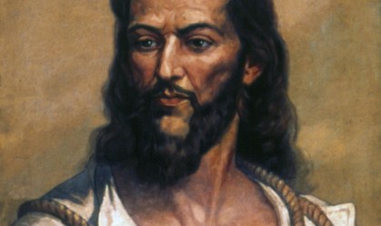 Pintura de Tiradentes feita por Oscar Pereira da Silva