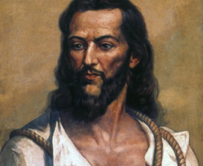 Pintura de Tiradentes feita por Oscar Pereira da Silva