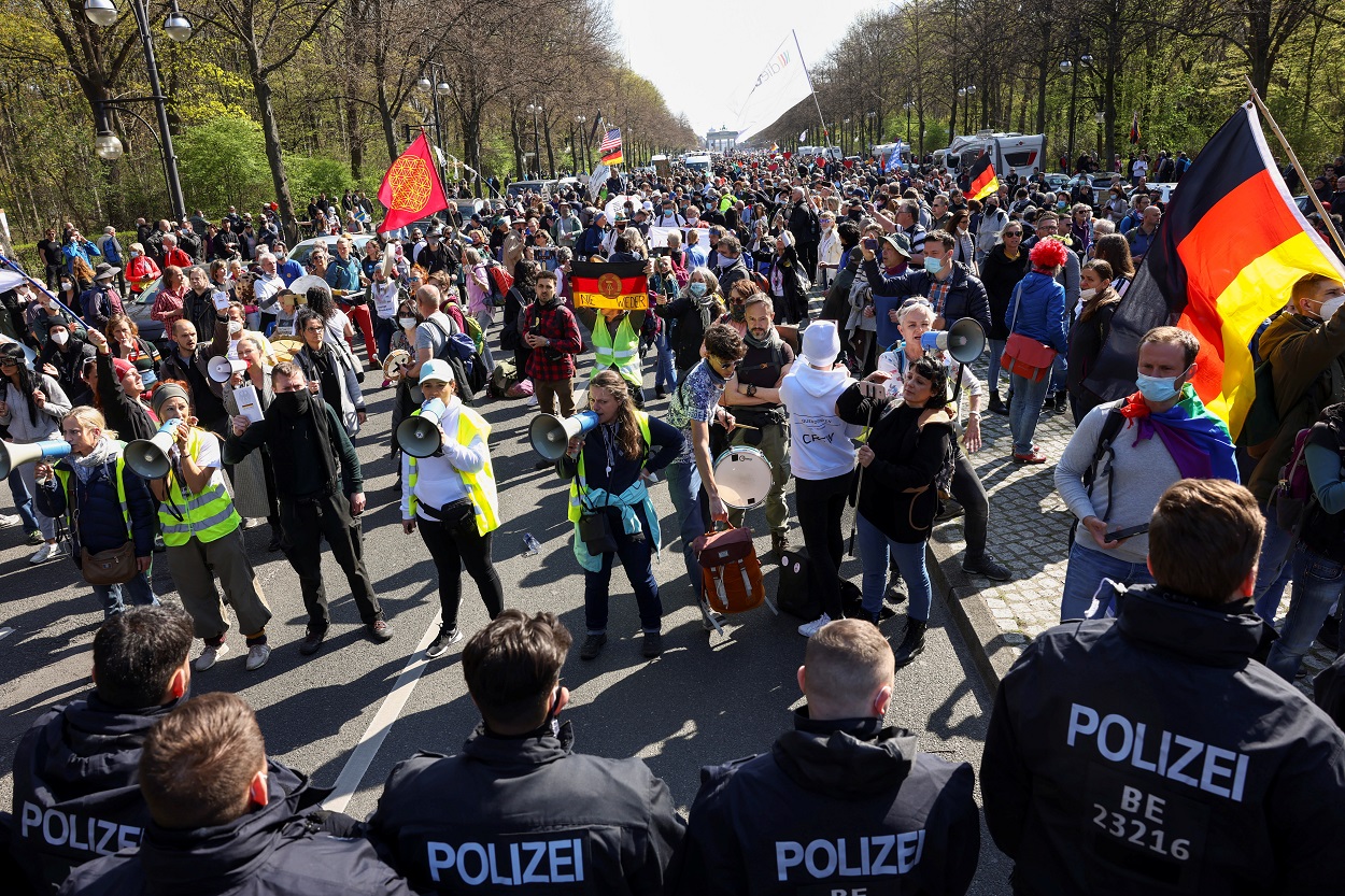Protesto Alemanha anti-lockdown