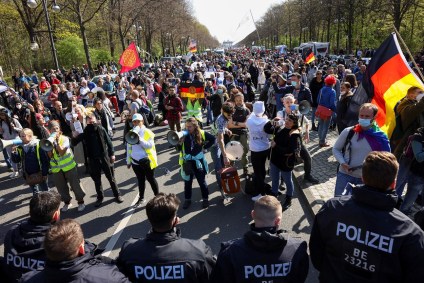 Protesto Alemanha anti-lockdown