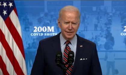 Biden anunciou que EUA já vacinaram 200 milhões de pessoas contra a Covid-19
