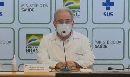 Ministro da Saúde, Marcelo Queiroga, em entrevista coletiva (21.abr.2021)