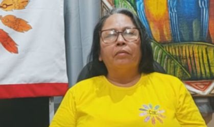 A líder indígena Sinéia do Vale Wapichana conversou com a CNN sobre a Cúpula do 