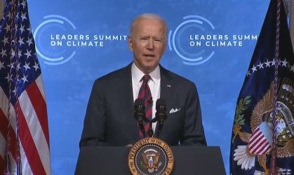 Joe Biden na  Cúpula de Líderes sobre o Clima
