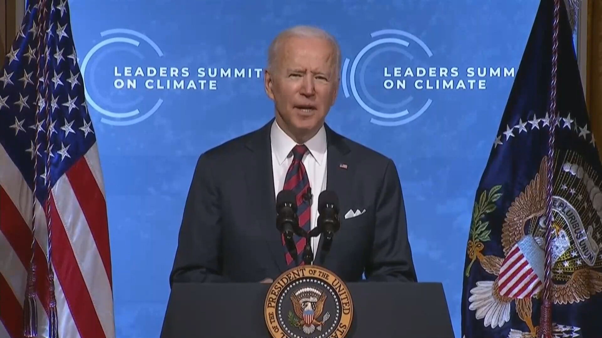 Joe Biden na  Cúpula de Líderes sobre o Clima