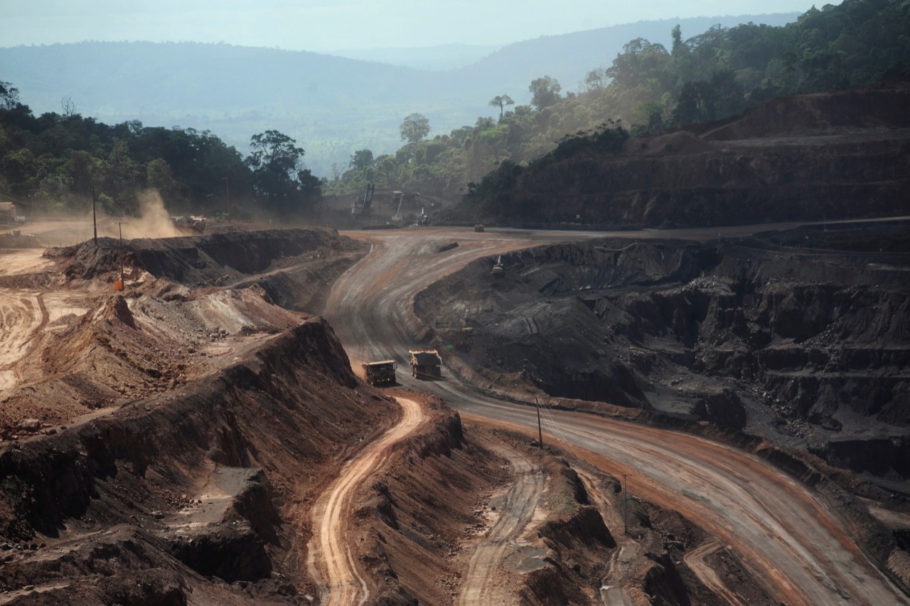 Área de exploração de minério de ferro em Parauapebas (PA) 29/05/2012 