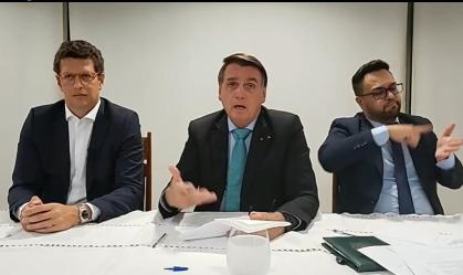 Ministro Ricardo Salles e Jair Bolsonaro