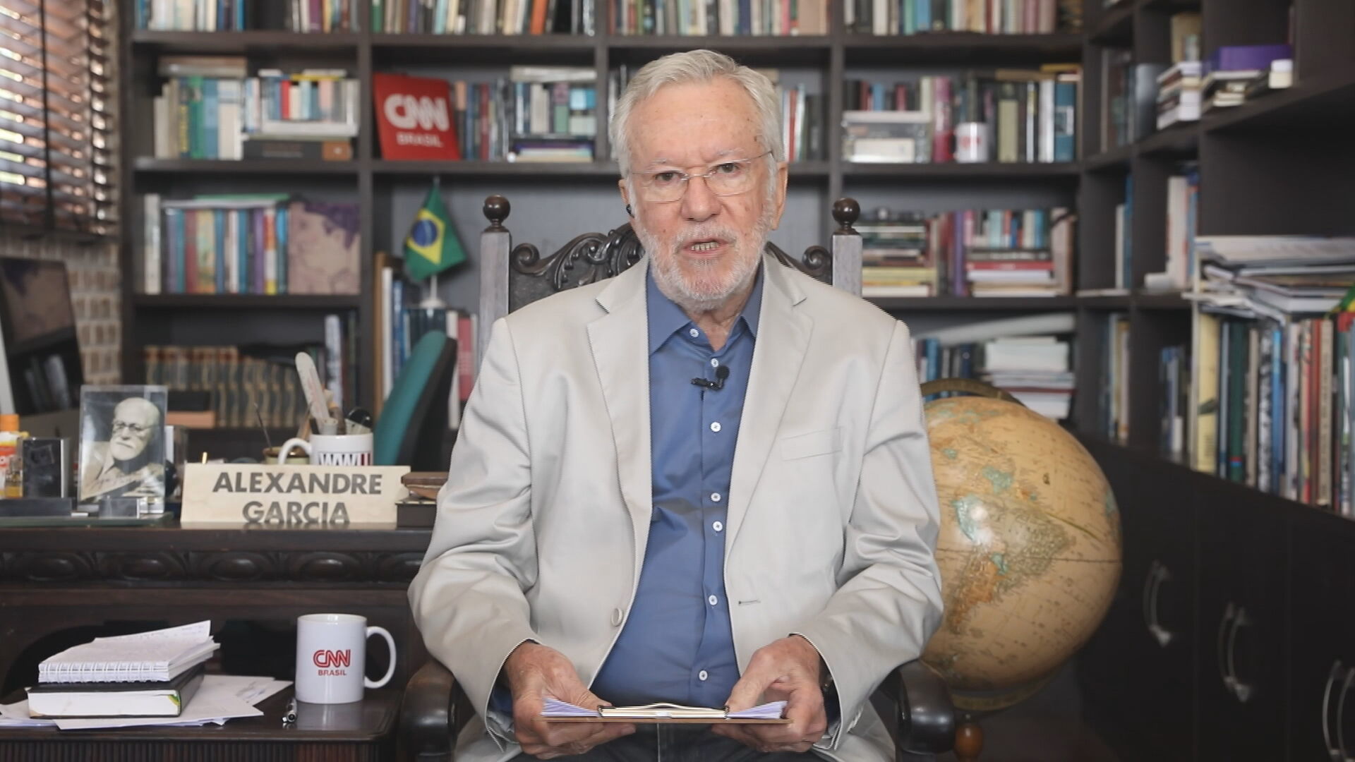 Alexandre Garcia no quadro Liberdade de Opinião
