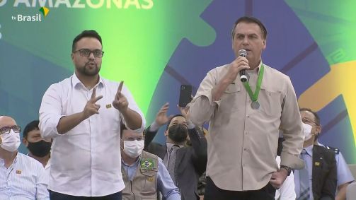 Jair Bolsonaro em Manaus