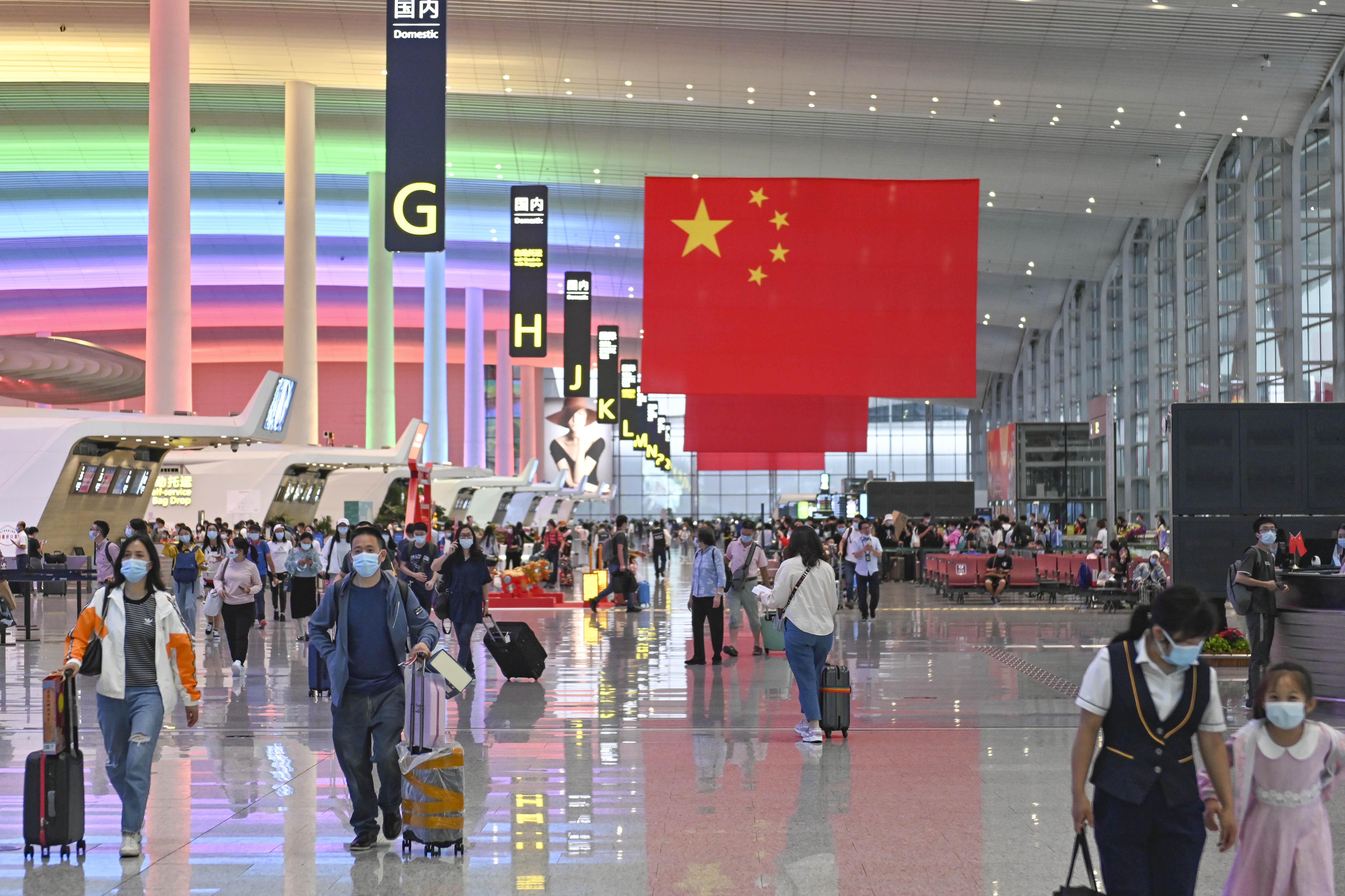 Aeroporto Guangzhou Baiyun, em Guangzhou (China)