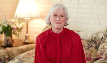 Fora das telas, Glenn Close luta contra estigma de doentes mentais