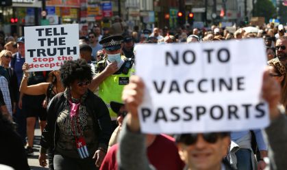 manifestação londres
