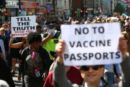manifestação londres