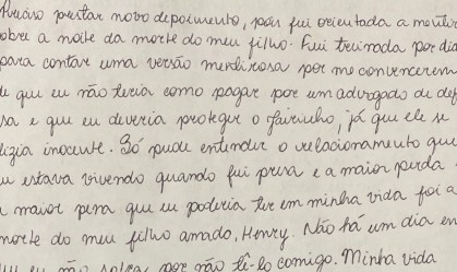 Carta Monique Medeiros