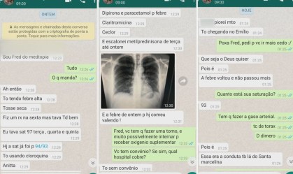 Todo caso deve ser tratado como grave, cobra noivo de médico morto por COVID-19