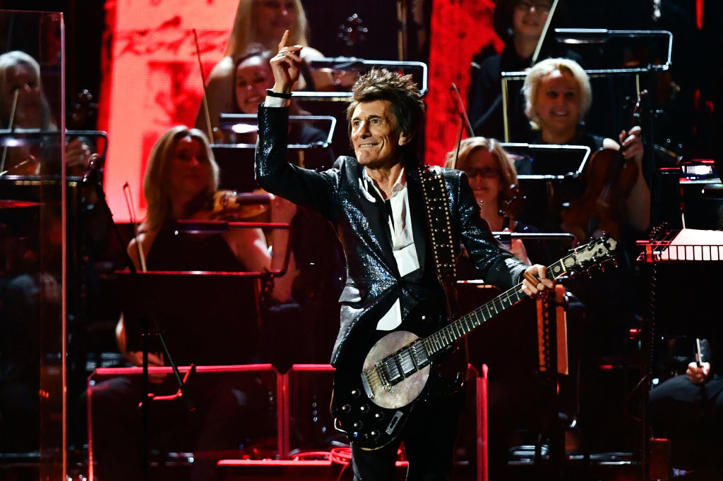 O guitarrista dos Rolling Stones, Ronnie Woods