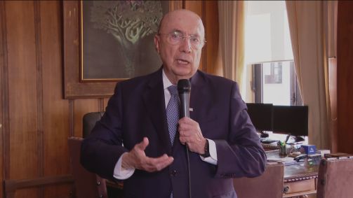 Secretário de Fazenda de SP, Henrique Meirelles