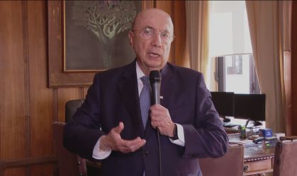 Secretário de Fazenda de SP, Henrique Meirelles