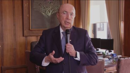 Secretário de Fazenda de SP, Henrique Meirelles