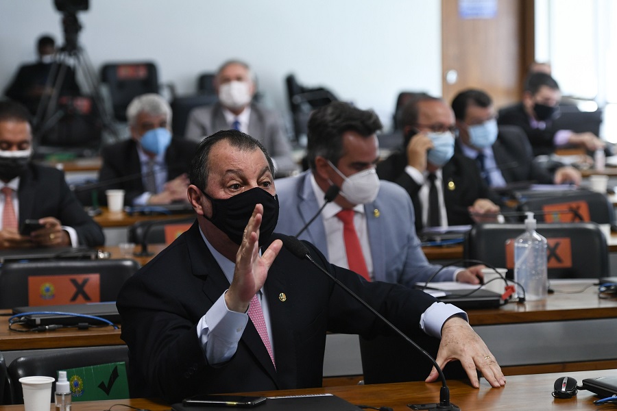 Presidente da CPI da Pandemia, senador Omar Aziz (PSD-AM)