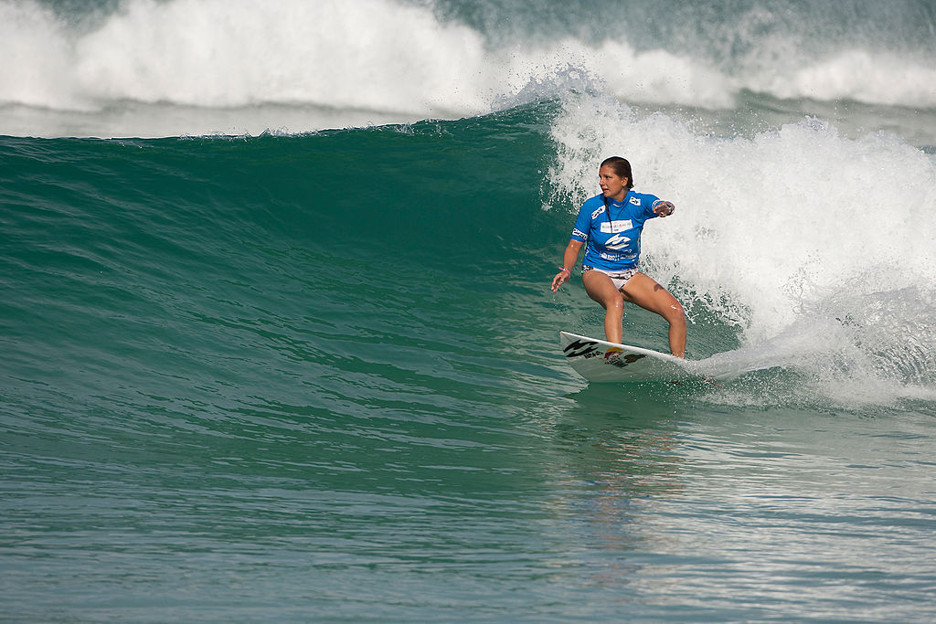 A surfista Maya Gabeira