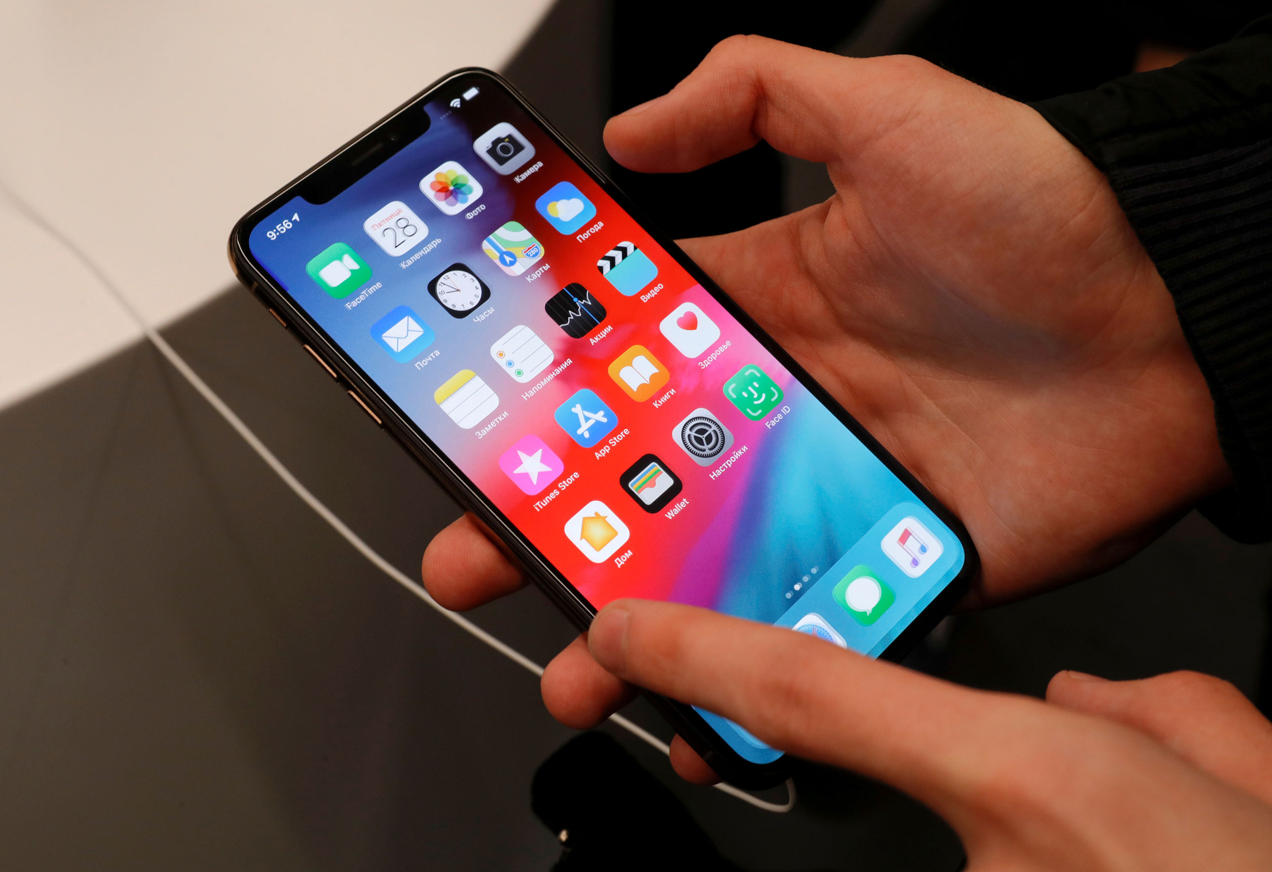 O celular iPhone, da Apple