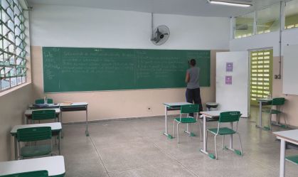 Sala de aula em Salvador (27.abr.2021)
