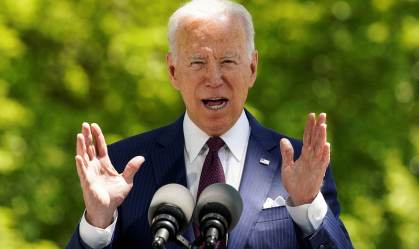 Presidente dos EUA, Joe Biden, em discurso na Casa Branca