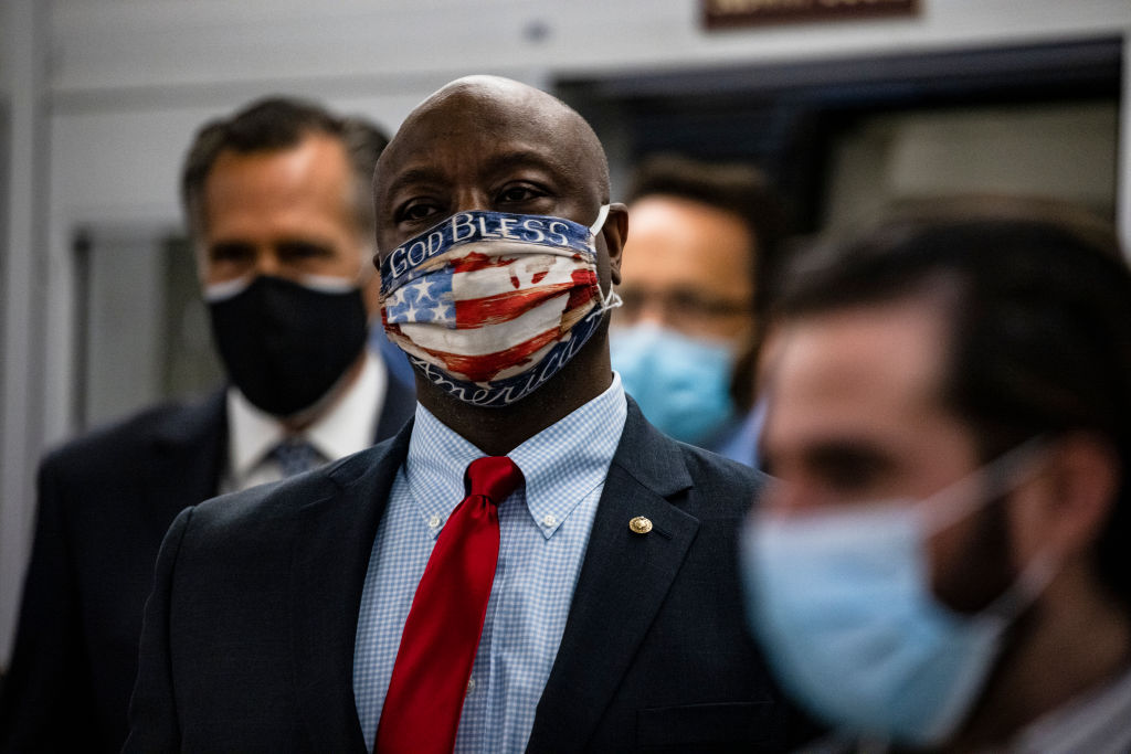 O senador republicano Tim Scott