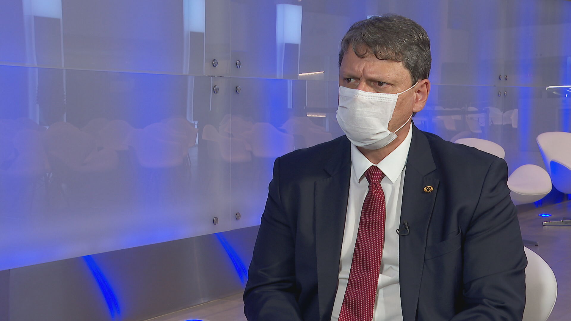 O ministro da Infraestrutura, Tarcísio de Freitas (29.abr.2021)