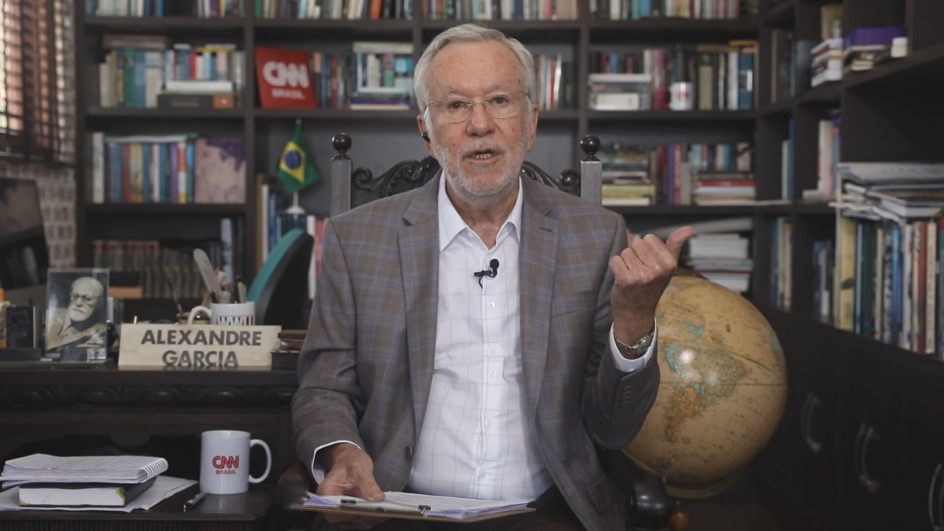 Alexandre Garcia no quadro Liberdade de Opinião
